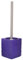 Moderne WC Bürste aus hochwertigem Kunststoff, Elegantes Design, pflegeleicht, Calero Purple
