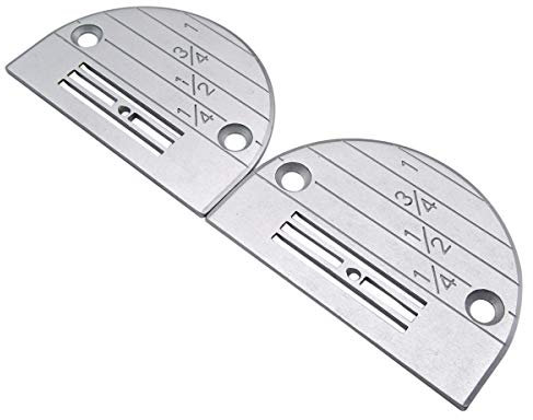 CKPSMS Marke – 2 Stück Industrie-Nähmaschinen-Nadelplatte #147150LGW – leicht bis mittel Kompatibel mit/Ersatz für Juki Marke Brother Marke