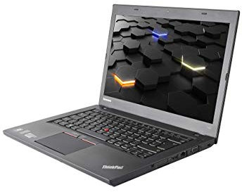 Lenovo Thinkpad T450 - i5-5200U 2,2 GHz CPU - 8 GB RAM - 14 Zoll - 1366x768 Pixel Auflösung - 250 GB SSD - Windows 10 Pro(Generalüberholt)