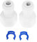 Yetaha 2PCS Ro Water Filter Fitting, 3/8” BSP Fitting Female to 1/4” OD Pushfit Garden Hose Connectors, Reverse Osmosis RO Water System Fitting, Plastic Pipe Quick Connectors for Water Pipe