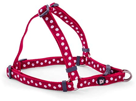 Petface Paws Dog Harness, Cherry/White, Large