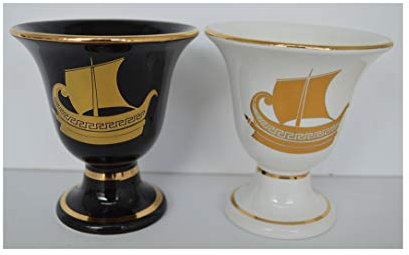 Talos Artifacts Pythagore Fair Cup Pythagore Deux Tasses de qualité Trireme Bateau Dauphins
