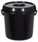 ACCURATE 14 Litre Nappy Bucket with Lid (BLACK)