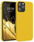 kwmobile Case Compatible with Apple iPhone 12 / iPhone 12 Pro Case - TPU Silicone Phone Cover with Soft Finish - Honey Yellow