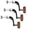 Angelrollengriff, 3 STK Angelrolle Kurbel Kurbelarm Rocker Arm Griff Rutschfester Angelknopfgriff