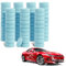 QESSUVNC 70 Stücke Glasreiniger Auto Scheibenreiniger Tabletten Windschutzscheiben Reiniger Tabs Solide Scheibenwischwasser Konzentrierte Glasreiniger Brausetabletten für Auto Küchen Fenster