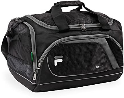 Fila Advantage Sporttasche, 48,3 cm, schwarz/grau, 19 Duffel, Advantage Sporttasche, 48,3 cm
