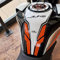 Resin Bike Aufkleber für Motorrad Kompatibel mit KTM Duke 200 390 2021-2022 Weiße. Tankabdeckung vor Stößen und Kratzern. 3D-Harzklebstoff - Stickers - Made in Italy