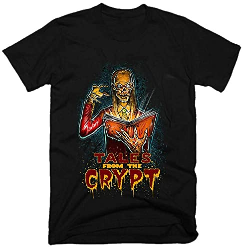 Tales from The Crypt T Shirt Graphic Printed Top Tee for Men Black Size XXL