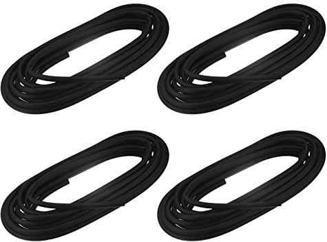 sourcing map Silicone Tubes 5/32 ID, 15/64 OD Eau Air Pompe Tube, 4Pcs 13.12 Pi Silicone Tuyau Tubes pour Réservoir Poissons Aquarium, Pompe Transfert, Noir