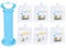 Baby Food Maker Pure Color Pouches Toddler Fruit Squeeze Puree Filler for Kids 7pcs Set Baby Food Dispenser Baby Food Pouch (Blau)