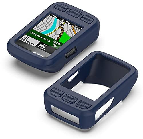Silicone Case Compatible for Wahoo Elemnt Bolt V2 GPS Cycling/Bike Computer Bundle Protective Cover Skin Protector Bumper Accessories(Blue)