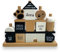 Babygeschenk zum Geburtstag & Geburtsgeschenk Mädchen & Junge - Personalisiertes Stapel- und Steckspiel Haus mit Steckformen Panda | Label-Label | Personalisiert mit Geburtsdaten und Namen