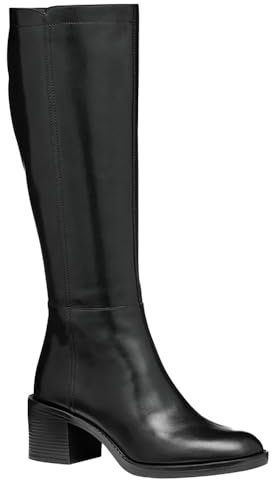 Geox D Serilda 60 A, Stivali alla Moda Donna, Nero, 38 EU
