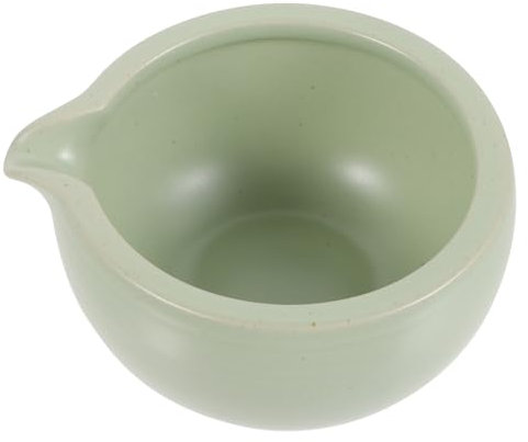 Cabilock taza de té japonesa verter matcha Vasos tazón de matcha soporte para batidor de matcha Estilo japones vaso de sake Decorar taza para té tazón para mezclar cerámica