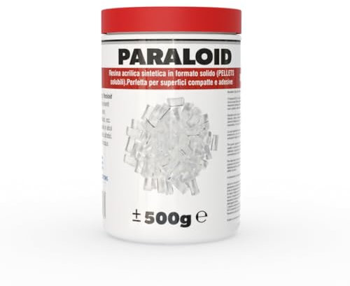 Paraloid B72, 100% Résine acrylique solide, réduit les microporosités en consolidant et en limitant l'absorption d'eau. (500, Grammes)