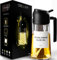 CREADY | Dispensador Aceite Spray 470ml | 2 en 1 Pulverizador para Freidora de Aire | Aceitera con Rociador