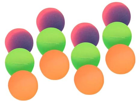 TOYANDONA 12St Hüpfender Ball für kinderspielzeug toys spielzeuge toys for fliegen Zelt Kinderspiel Spiel Hüpfbälle Gummi Colorful