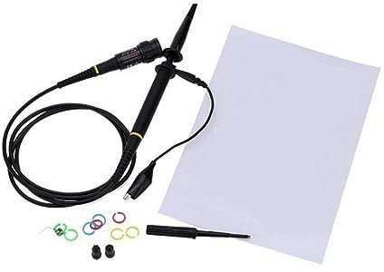 POOIQX Osciloscopio Digital 1014D Generador de señal de Entrada de Doble Canal 2 en 1 Escritorio 1GSa / s Tasa de muestreo P4100 Sonda,Análisis Profesional(P4100 Probe Only)