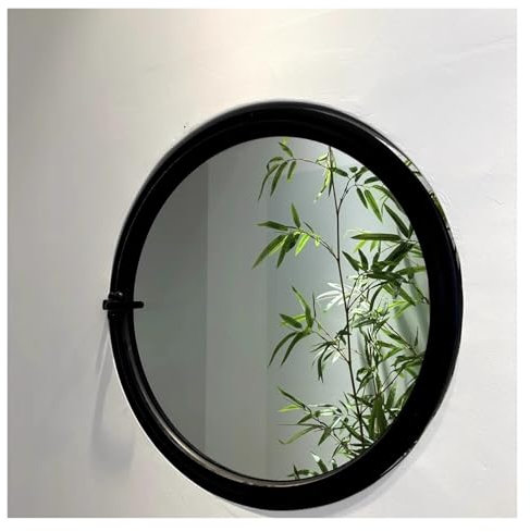 Ventana Giratoria Ventana de ojo de buey redonda, ventana empotrada grande para cobertizo, equipada con manija de metal y ventana de ventilación decorativa de aleación de aluminio.(100CM/39.4)