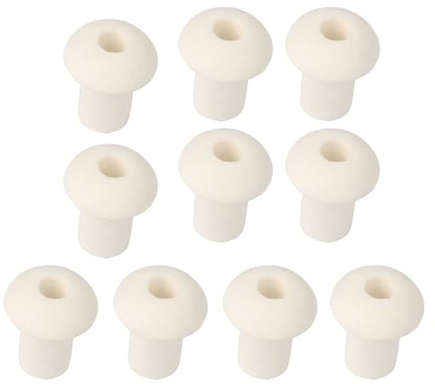 Packung 10 Lampe Docht Keramikhalter Öllampe Dochthalter Alkohole Lampe Dochthalter Keramikhalter Porzellan Docht Set Set