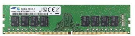 Samsung 16GB DDR4 RAM 2400 MHz DIMM PC4-2400T-U PC4-19200 für PC, M378A2K43CB1-CRC
