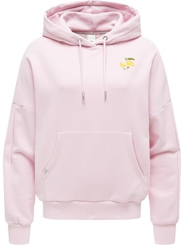 Ragwear Damen lässiger Oversized Hoodie gemütlicher Kapuzenpullover mit modischen Print-Akzenten und Kapuze Pirita PP XS-3XL