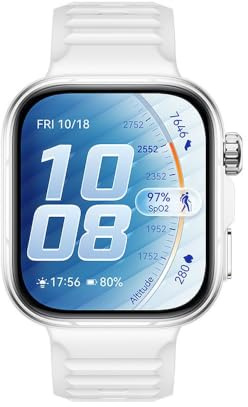 HUAWEI WATCH FIT 5 Pro Smart Watch, 1.92″ Sapphire Glass Display Fitness Tracker, GPS, ECG, SpO2, monitoraggio della salute del sonno, NFC Pay, fino a 10 giorni di durata della batteria Activity