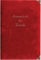 Stammbuch Adria - rot, Velours, Silberprägung, Stammbuchformat, Familienstammbuch. In buchbinderischer Handarbeit in Deutschland gefertigt.