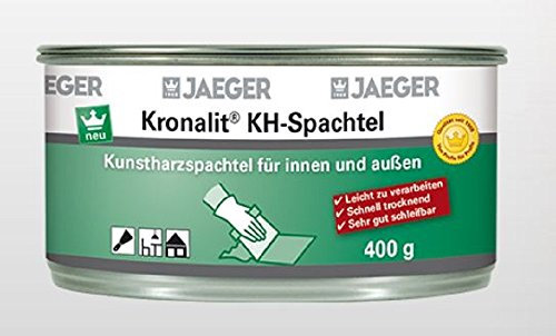 Jaeger Kronalit Kunstharzspachtel für Holz und Metall, weiss (800)
