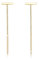 Elli Ohrringe Damen Geo Stift Stab Minimal in 925 Sterling Silber