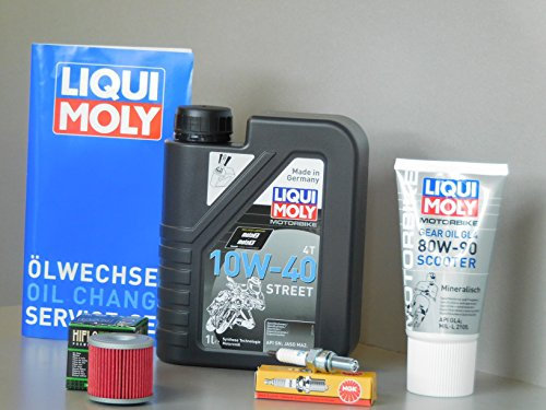 MotorFunSports Wartungs Set Kymco Downtown 125 Öl Ölfilter Zündkerze Service Inspektion Roller
