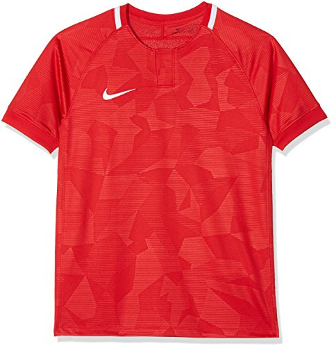 Nike Kids Dry Challenge II Short Sleeve Top - University Red/White/University Red/Whi, Medium