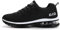 Axcone Homme Femme Air Baskets Chaussures Outdoor Running Gym Fitness Sport Sneakers Style Running Multicolore Respirante- 36EU-46EU, Blanc Noir, 41 EU