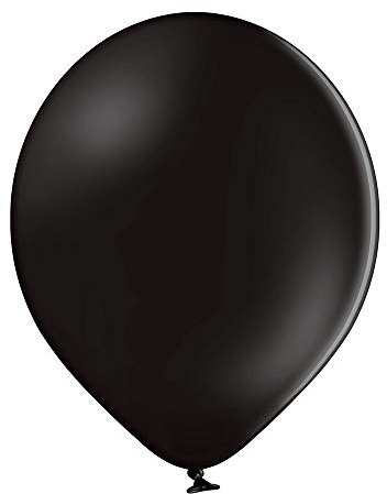 Ballonheld 50 große Premium Luftballons 100% Bio, Freie Farbwahl 40 Farben 27cm Durchmesser, heliumgeeignet, für Party, Geburtstag, Feiern (schwarz)