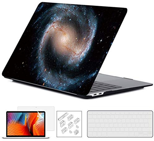 RYGOU Schutzhülle für MacBook Air 33 cm (13 Zoll) 2018, Kunststoff, Hartschale, nur kompatibel mit MacBook Air mit Touch-ID weiß (A1706/1708/1989) New 13'' MacBook pro Touch bar