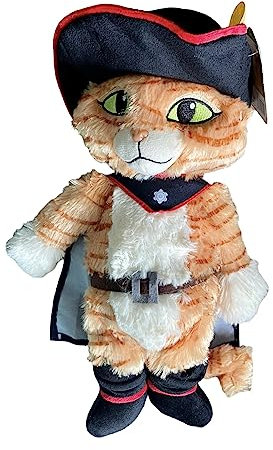 yuanchuang Plüschtier Shrek Puss in Stiefeln, weiches Stofftier, 32 cm