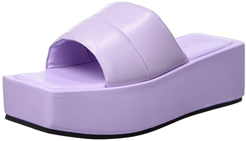 L37 HANDMADE SHOES Knock Three Times, Sandalia Mujer, Lilac, 39 EU