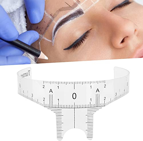 Righello Professionale per il Posizionamento delle Sopracciglia, Strumento di Misurazione del Righello del Design della Forma delle Sopracciglia, Righello per Sopracciglia per(Nasensteglineal B)