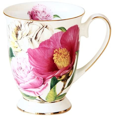 KIZQYN Kaffeebecher 30. 0ml, Bone China Kaffeetasse, Porzellan Keramikschale, Elegante Kaffeetasse Espresso-Tasse Kaffeetasse/Kaffeepott