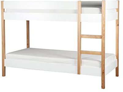 GMD Living Etagenbett FUNCHAL in weiß inkl. Lattenrost, T99 x B210 x H153 cm
