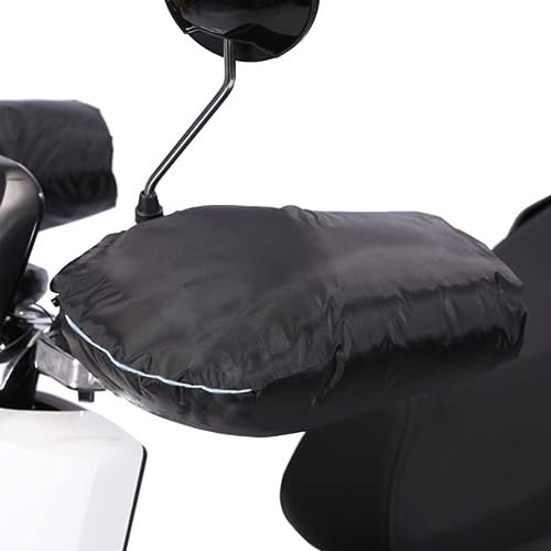 XGOPTS 1 Paire de Gants de Guidon de Moto Coupe-Vent Universels Gants de Protection de Moto d'hiver Épais Moto Guidon Couvre-Main Chaud Manchons Impeméable Mitaines Thermiques de Guidon Scooter