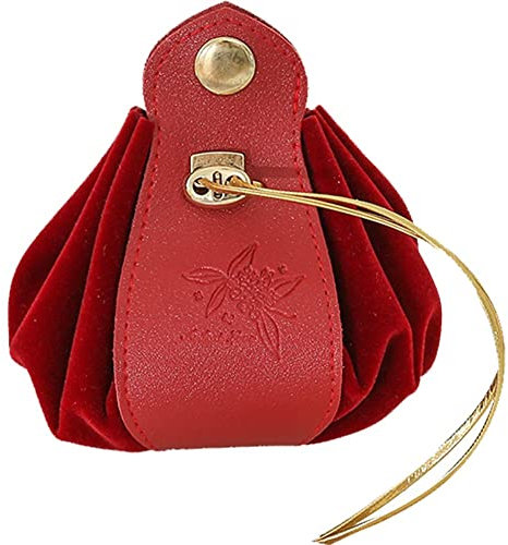 Baokuan Leder -kordelzugbeutel, Handgefertigter Würfelbeutel, Münze Geldbörse, Celtic Designs Slingsshot Beutel Für Rollenspiele Und Andere Verwendung