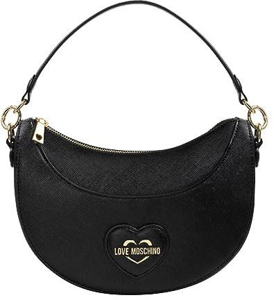 Love Moschino Damen Jc4262pp0hkl00 Herrentasche, schwarz/weiß