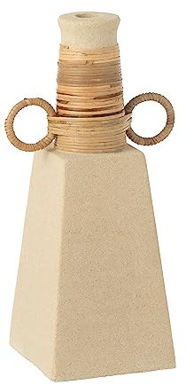 J-Line Vase Celine - Blumenvase - Zement - Sand/Natur - 29 cm