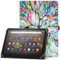 HoYiXi Funda Universal para 10-11 Pulgadas Tablet Fire MAX 11 2023 Release con Soporte y Correa de Mano Funda Cover Protectora para 10-11 Samsung Lenovo Huawei Android Tablet - árbol