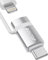 BOUTOP 60W [Apple MFi Zertifiziert] Lightning auf USB C Adapter für Schnelles Laden Kompatibel mit iPhone 15 Pro/15 Pro Max/15/15 Plus, MacBook, iPad - [1 Stück, Silber]
