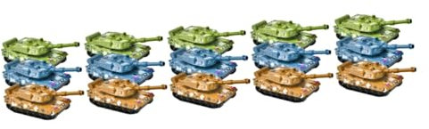 Vaguelly 15 STK Panzer Spielzeugauto Plastikmodelle Actionfiguren Aus Dem 2. Weltkrieg Retro-panzerstatue Kleines Aquarium Leuchtende Spielzeuge Dekoration Kind Schreibtisch