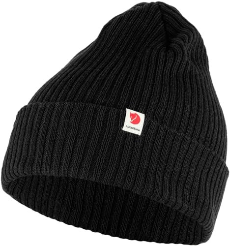 Fjällräven Unisex Rib Hut, Black, One Size