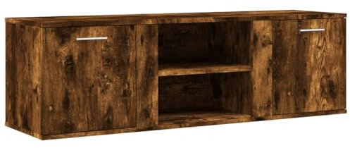 vidaXL Mobile Porta TV Rovere Fumo 120x34x37 cm Legno Multistrato